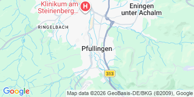 Karte Pfullingen