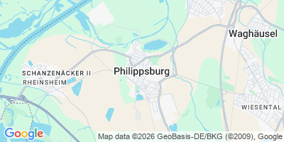 Karte Philippsburg
