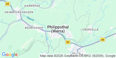 Karte Philippsthal (Werra)