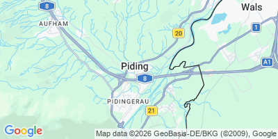 Karte Piding
