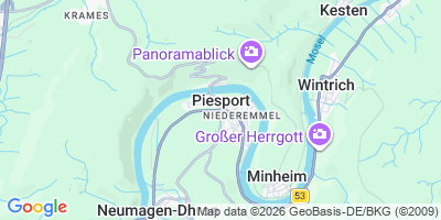 Karte Piesport