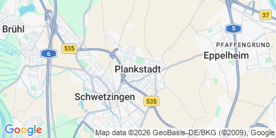 Karte Plankstadt