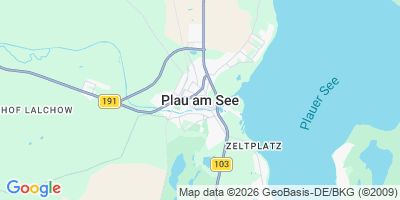 Karte Plau am See