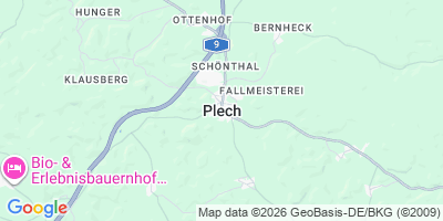 Karte Plech