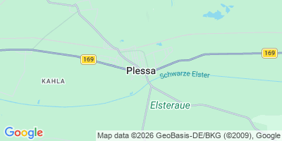 Karte Plessa