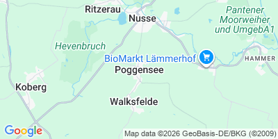 Karte Poggensee