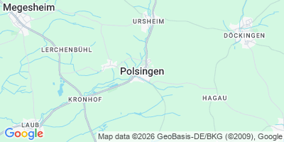 Karte Polsingen