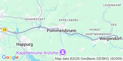 Karte Pommelsbrunn