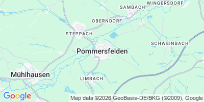 Karte Pommersfelden