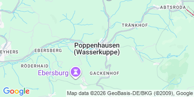 Karte Poppenhausen (Wasserkuppe)