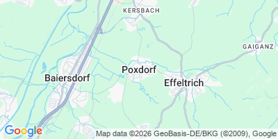 Karte Poxdorf