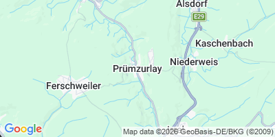 Karte Prümzurlay