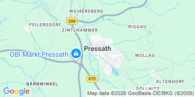 Karte Pressath