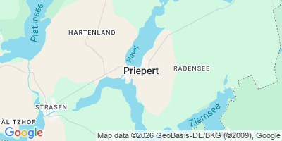 Karte Priepert