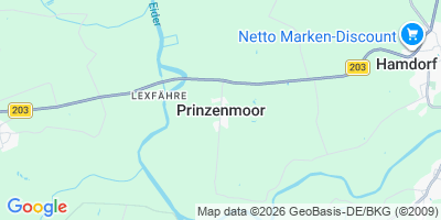Karte Prinzenmoor