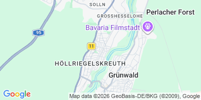 Karte Pullach i.Isartal