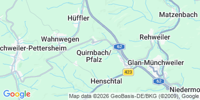 Karte Quirnbach/ Pfalz