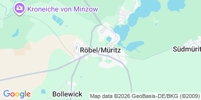 Karte Röbel/Müritz