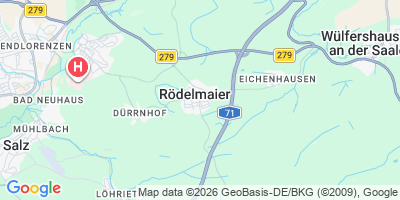 Karte Rödelmaier