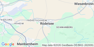 Karte Rödelsee