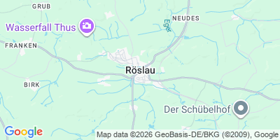 Karte Röslau