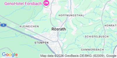 Karte Rösrath