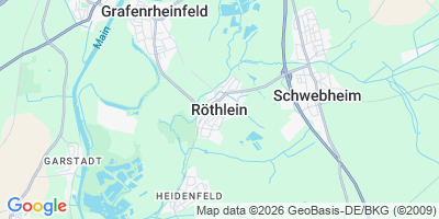 Karte Röthlein