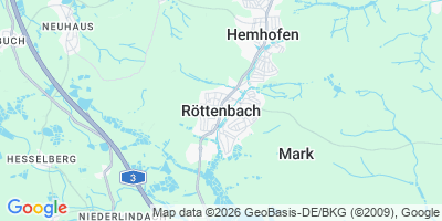 Karte Röttenbach