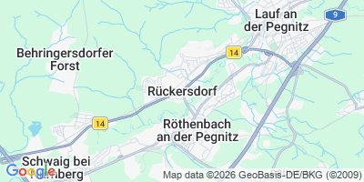 Karte Rückersdorf