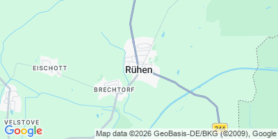 Karte Rühen
