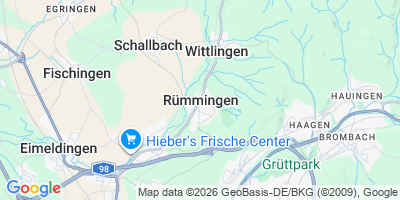 Karte Rümmingen