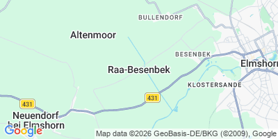 Karte Raa-Besenbek