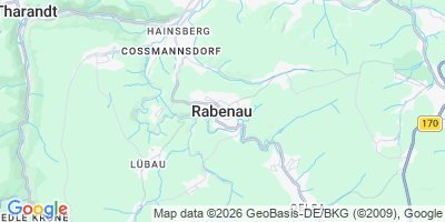 Karte Rabenau