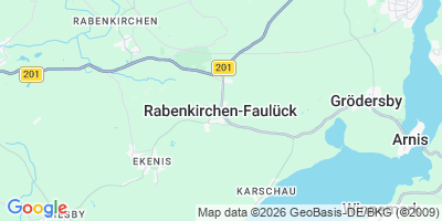 Karte Rabenkirchen-Faulück