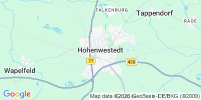 Karte Rade b. Hohenwestedt