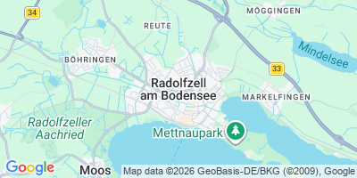 Karte Radolfzell am Bodensee