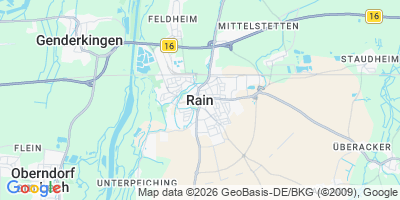 Karte Rain