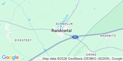 Karte Randowtal