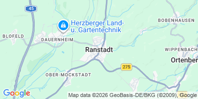 Karte Ranstadt