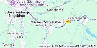 Karte Raschau-Markersbach