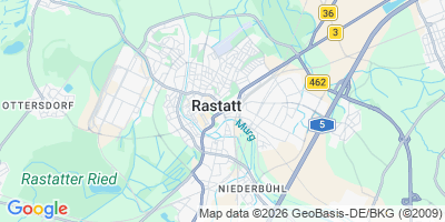 Karte Rastatt