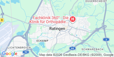 Karte Ratingen