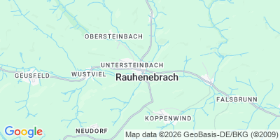 Karte Rauhenebrach
