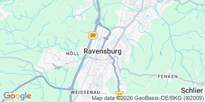 Karte Ravensburg