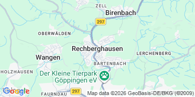 Karte Rechberghausen