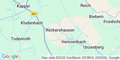 Karte Reckershausen