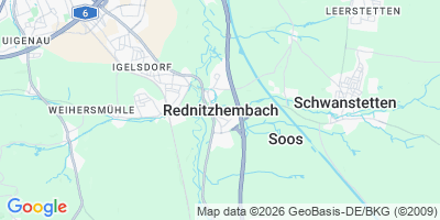 Karte Rednitzhembach