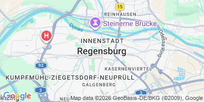 Karte Regensburg