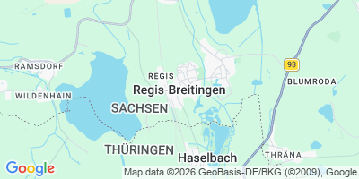 Karte Regis-Breitingen
