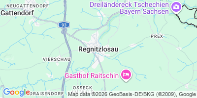Karte Regnitzlosau